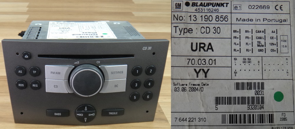 Radio Cd Fabryczne Opel Zafira B Astra H Por Wnaj Ceny Allegro Pl