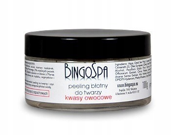 BINGOSPA Peeling błotny z kwasami owocowymi 100g 7157195269