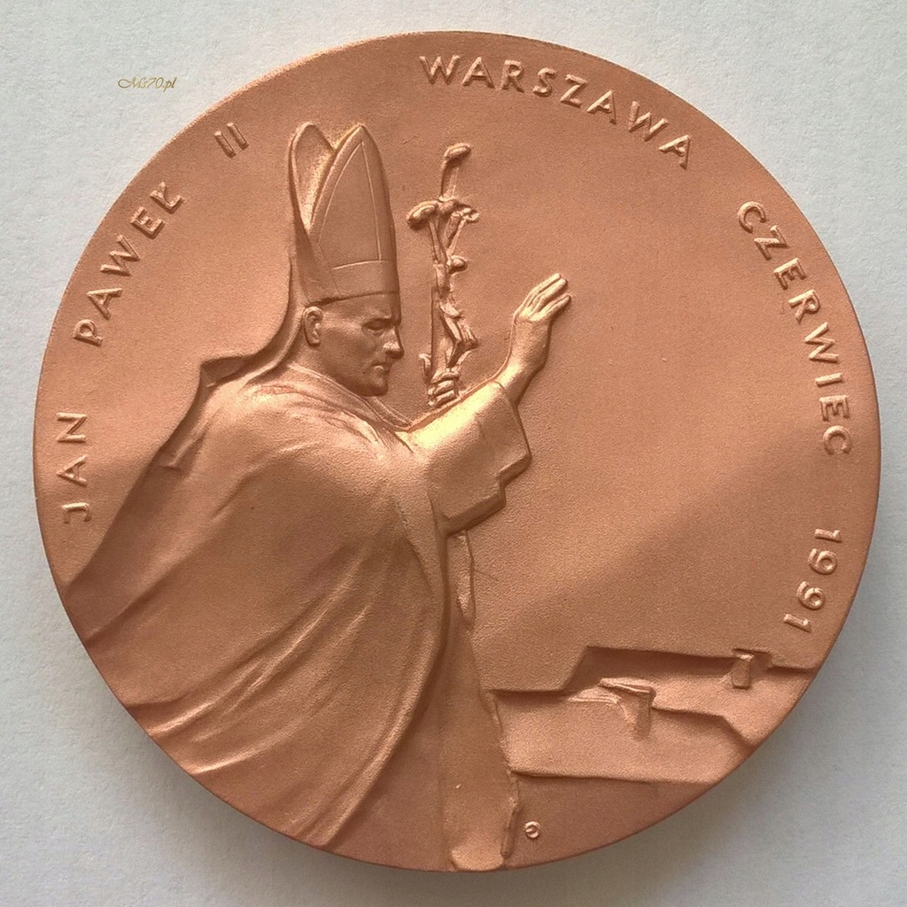 Medal IV Pielgrzymka Jana Pawła II do Polski 1991 7477110848