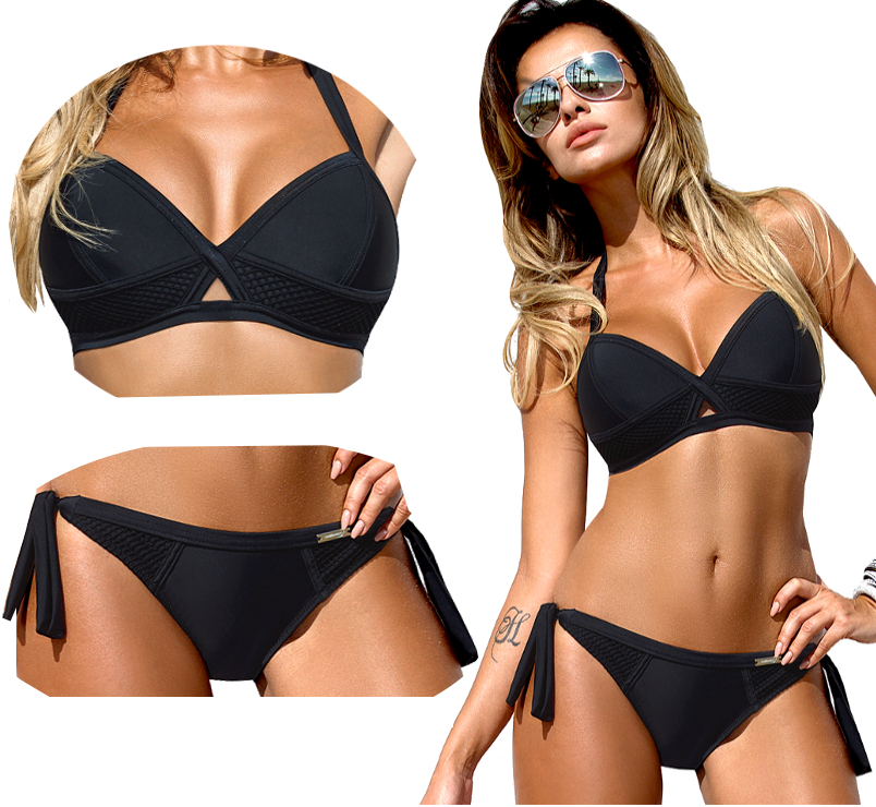 Gabbiano Czarne Bikini Gaby Push Up B Oficjalne