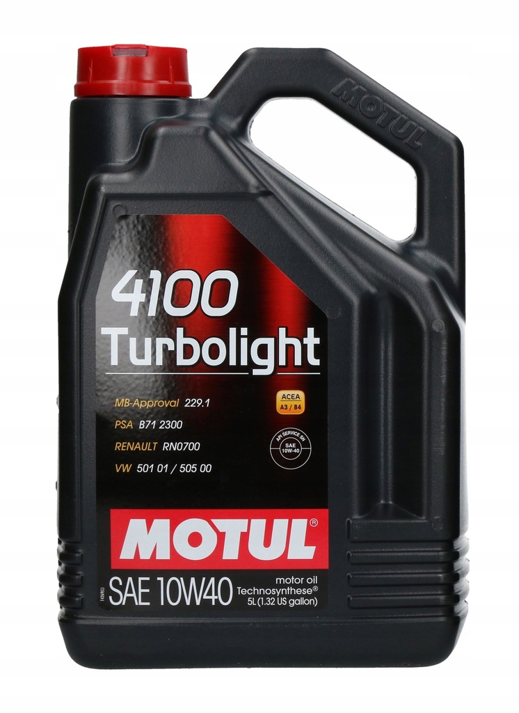 OLEJ MOTUL 4100 TURBOLIGHT 10W40 10W 40 5L GRATIS 6909263216