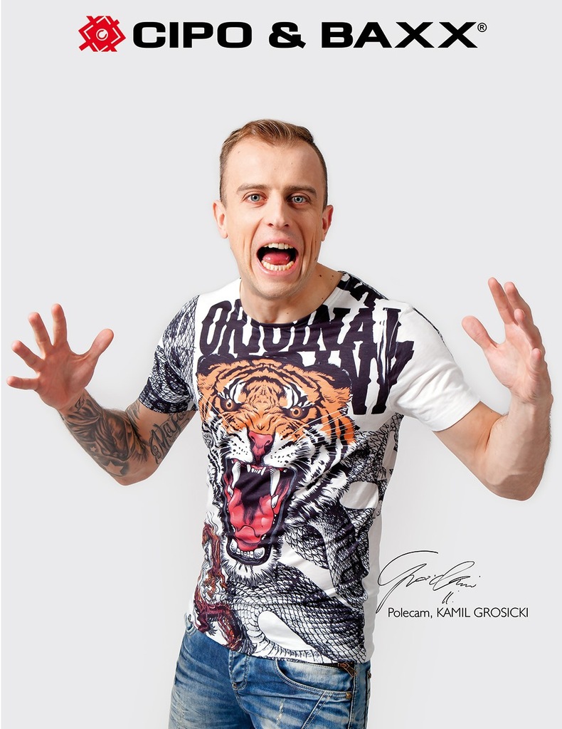 T Shirt Cipo Baxx Tiger Snake 7260861756 Oficjalne Archiwum Allegro