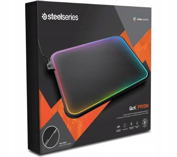 Podkładka pod mysz SteelSeries QcK Prism LED RGB 7518625173