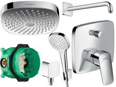 DESZCZOWNICA HANSGROHE Zestaw Podtynkowy Logis 6437839645 Oficjalne