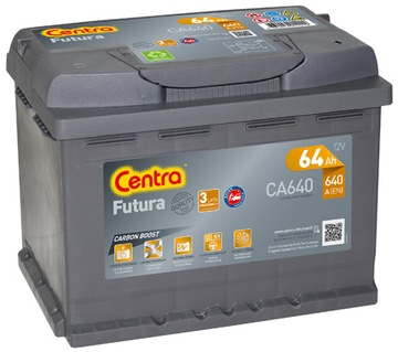 Акумуляторні центри Futura 64AH 640A P + CARBON BOOST