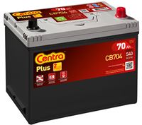 Akumulator CENTRA 70Ah 540A P+ Dowóz montaż