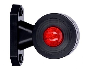 Светодиодная габаритная лампа бело-красная стрела LD364