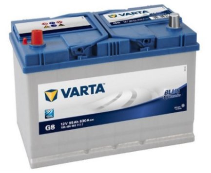Батарея VARTA BLUE 95ah 830A JAP L + G8 LAND - 1