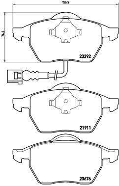 Диски та колодки BREMBO спереду-AUDI TT 8N 312mm - 3