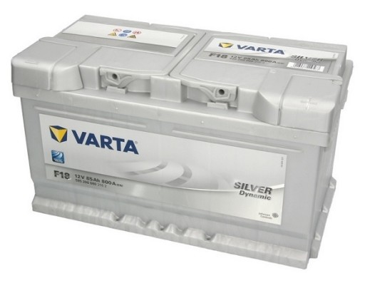 Акумулятор VARTA SILVER 85AH 800A проїзд + човен - 1