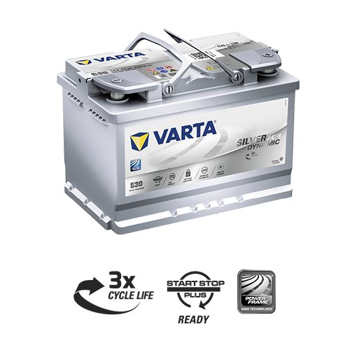 VARTA, AGM A8 START STOP 60Ah, 680A D52/xEV - A8 - 6