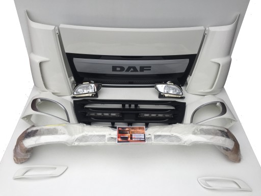 DAF XF 106 EURO6 бампер решітка гриль лампа H3279 - 2