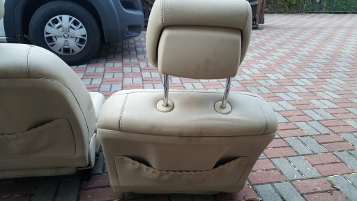 Сидіння передня подушка безпеки правий Mercedes S W221 Європа OE кремова шкіра - 14
