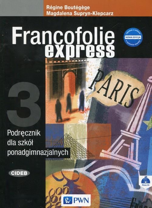 

Francofolie express 3 Podręcznik + CD Szkoła ponad
