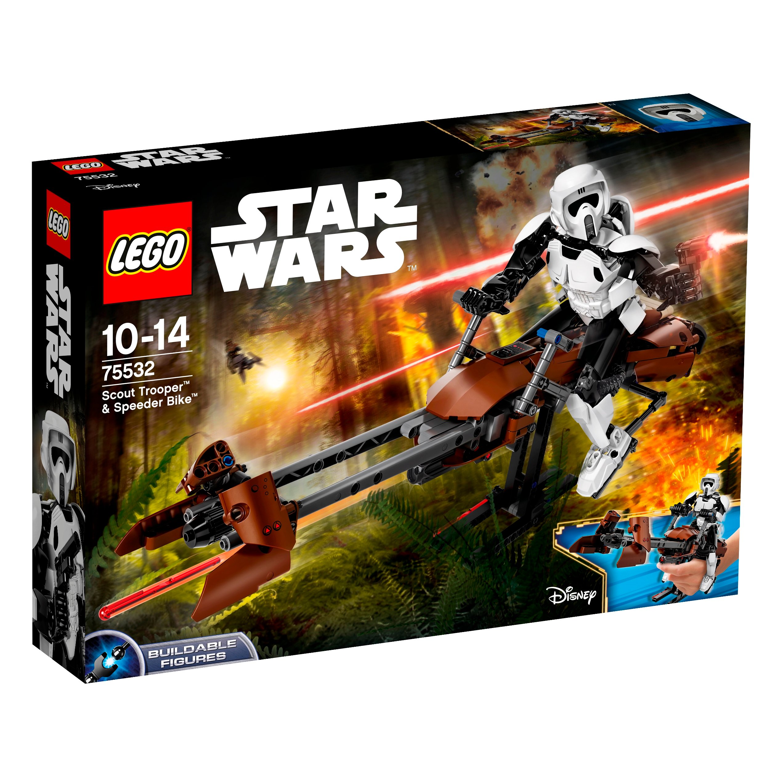 LEGO Star Wars 75532 - A rohamosztagos felderítő és helikoptere - EGYEDI 2017