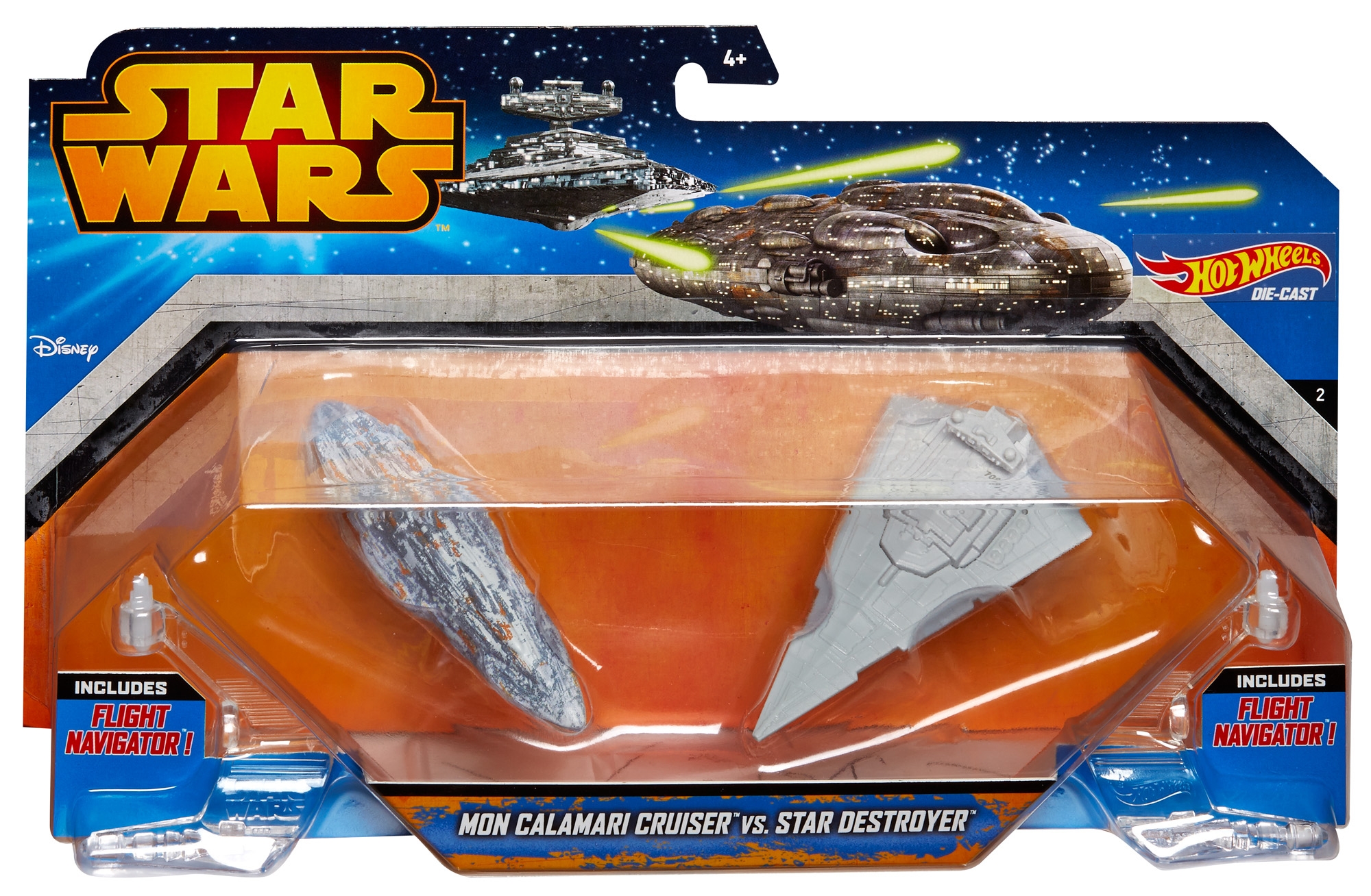 Hot Wheels - pojazdy Star Wars Star Destroyer Vs. Mon Calamari Cruiser ...