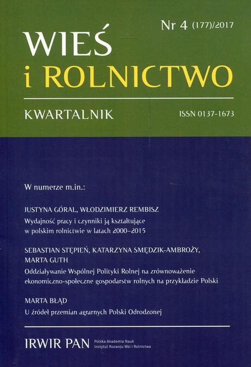 

Wieś i rolnictwo 4/2017