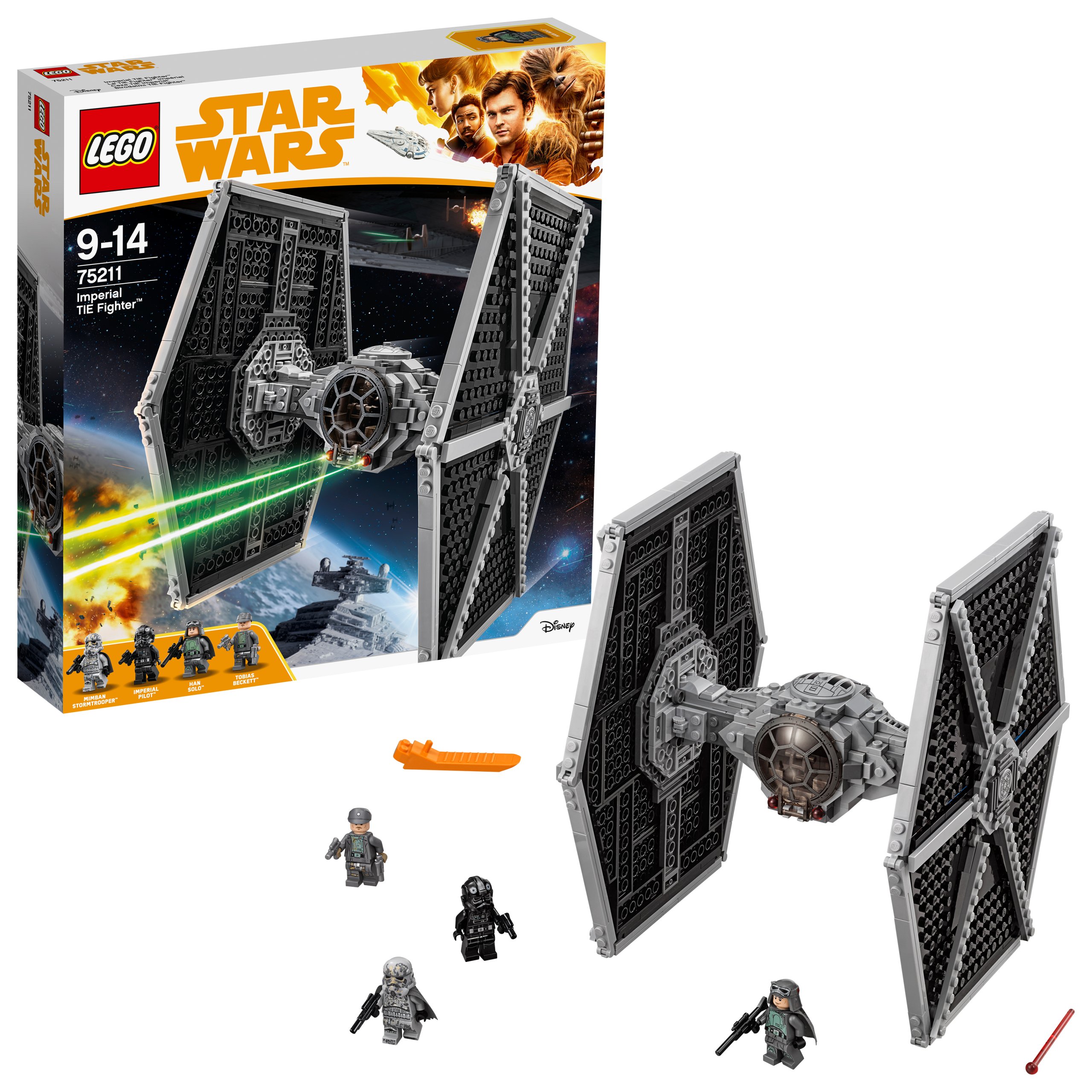 Klocki Lego Star Wars Zestaw Imperialny myśliwiec Tie 75211