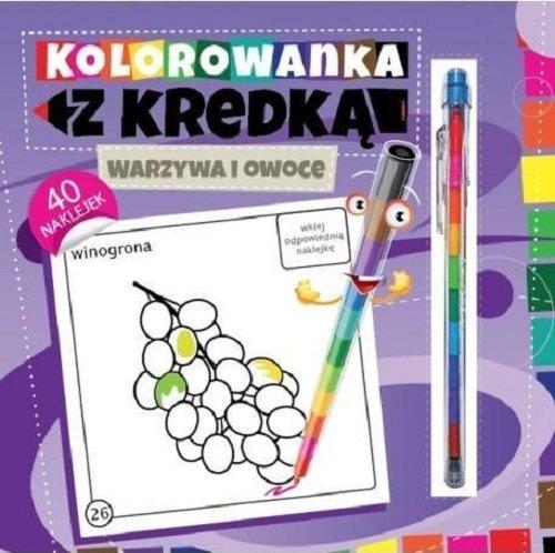 

Kolorowanka z kredką Warzywa i owoce Południak