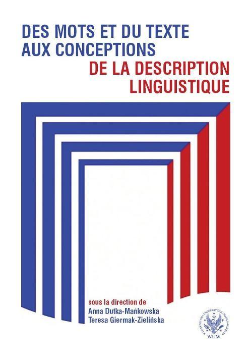 

Des mots et du texte aux conceptions de la descrip