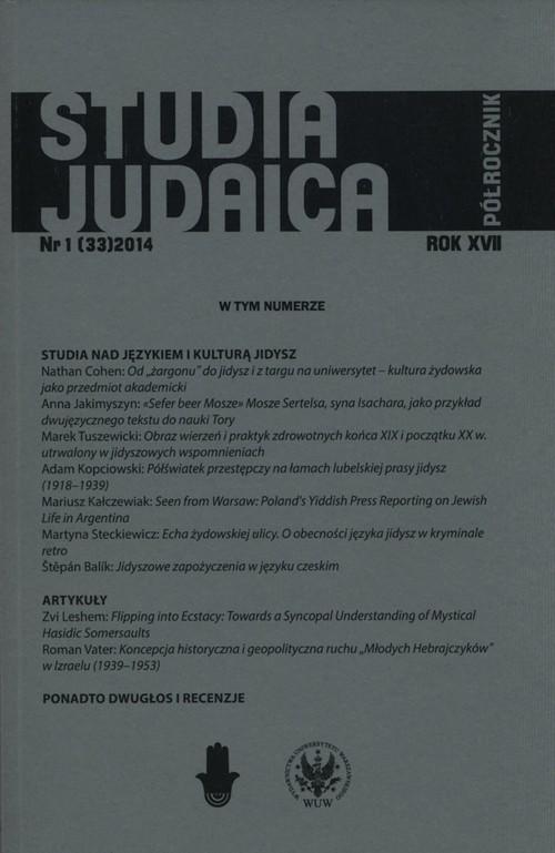 

Studia Judaica 1/2014