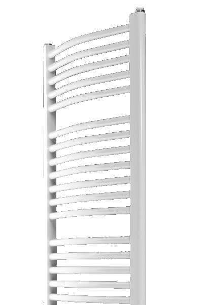 

Grzejnik łazienkowy Biały 400x1000 Łuk 003
