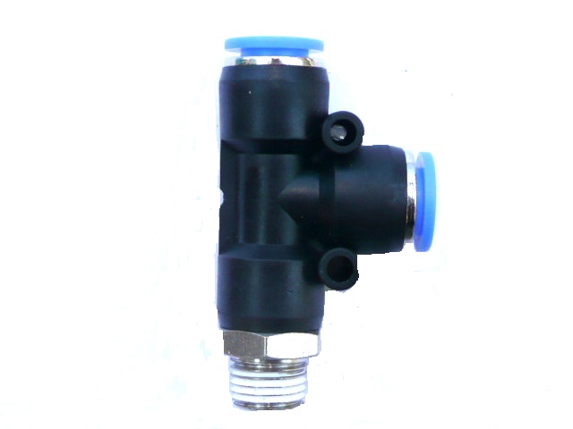 

Trójnik T Złączka Auto Wtykowa 1/4' Na Wąż 8-8mm