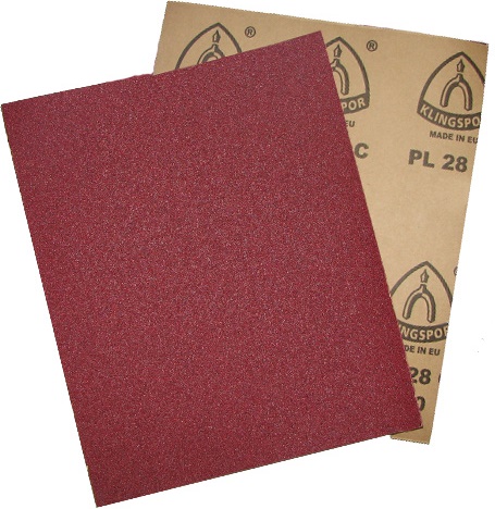 

Papier ścierny 230x280mm Klingspor PL28C #100