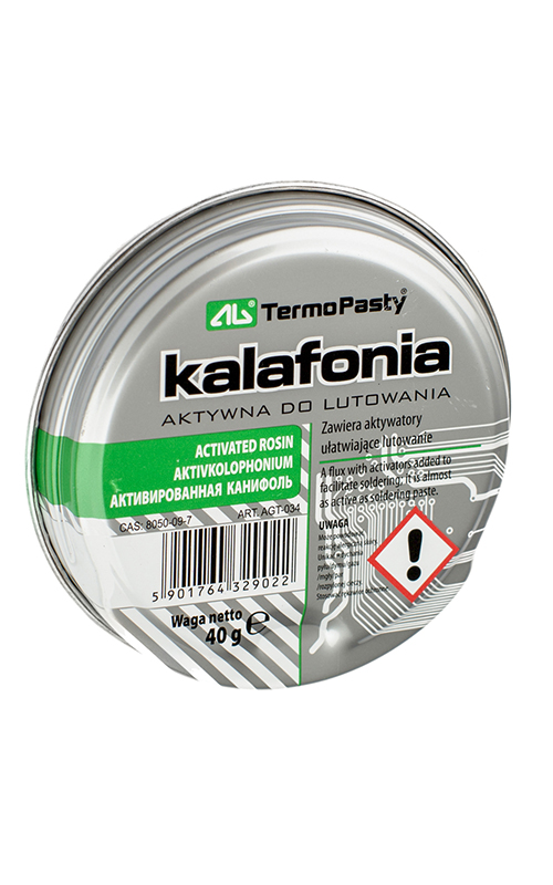 

Kalafonia Aktywna Do Lutowania Ag 40G ____ AGT-034