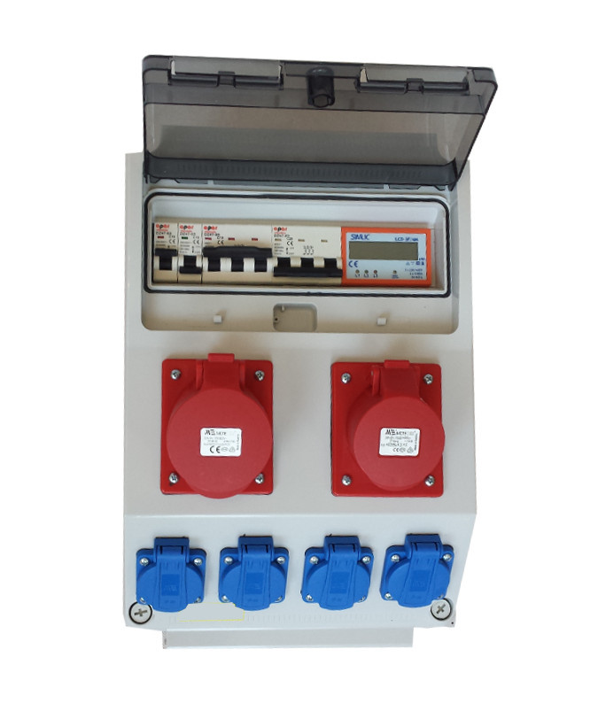 Stavební rozvaděč F3LW s 3-fázovým počítadlem