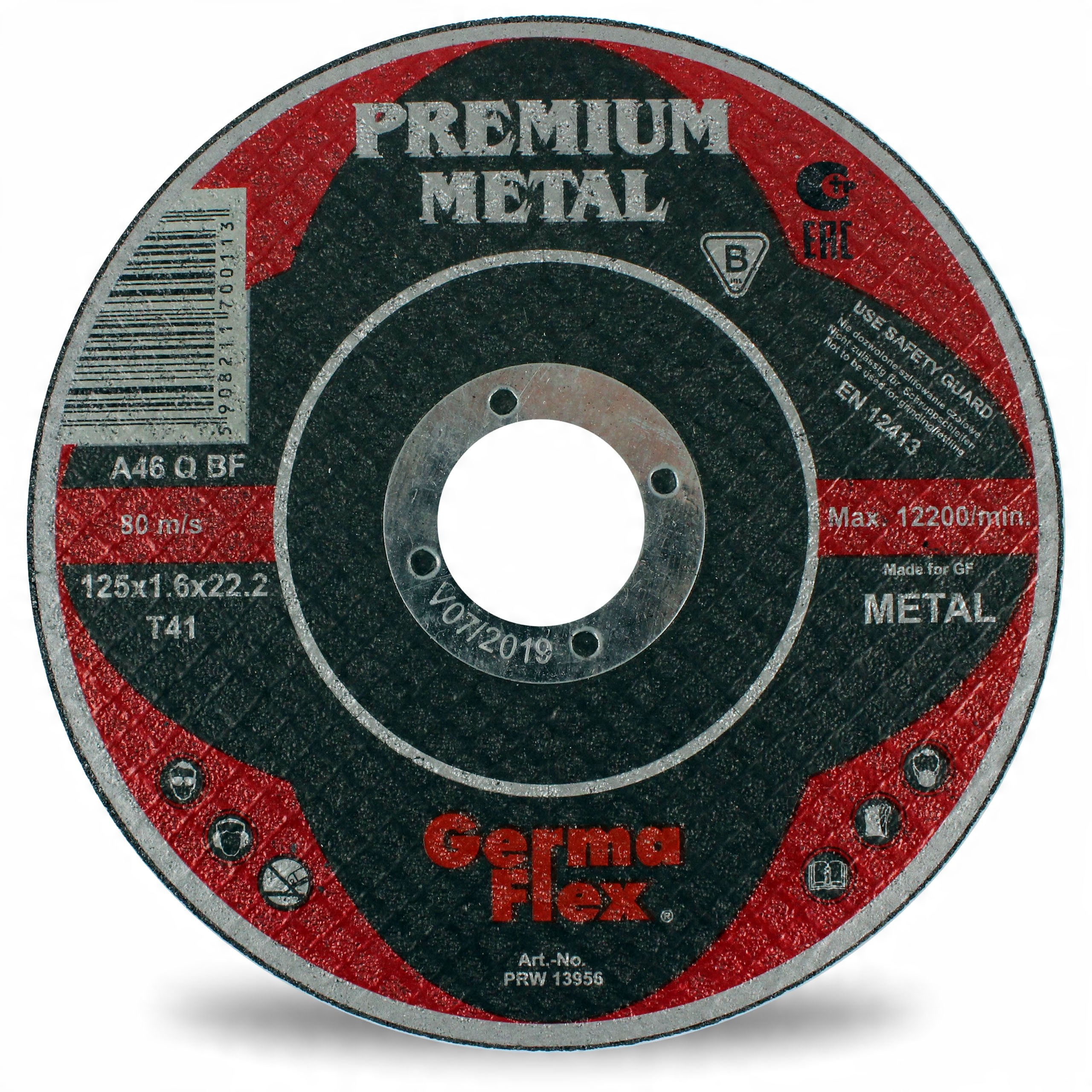 

Tarcza Do Cięcia Metalu 125 x 22,2 x 1,6 Premium