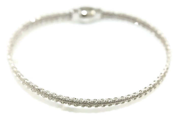 Krásný Stříbrný Náramek, Kolečko, Italská Kolekce!