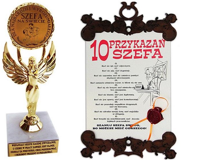 

Statuetka Dla Szefa Szef Dyplom