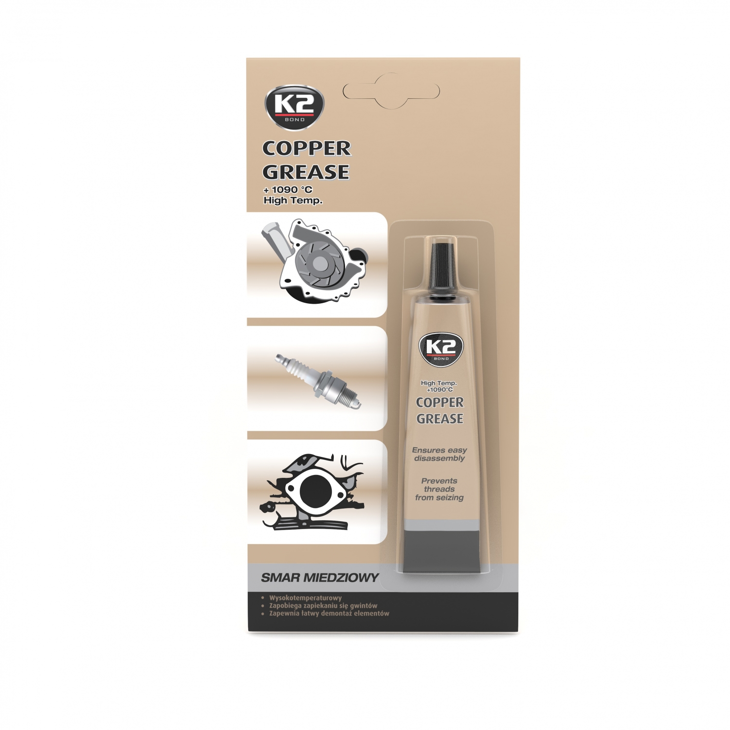 

K2 Copper Grease 20ML Smar Miedziowy Miedziany