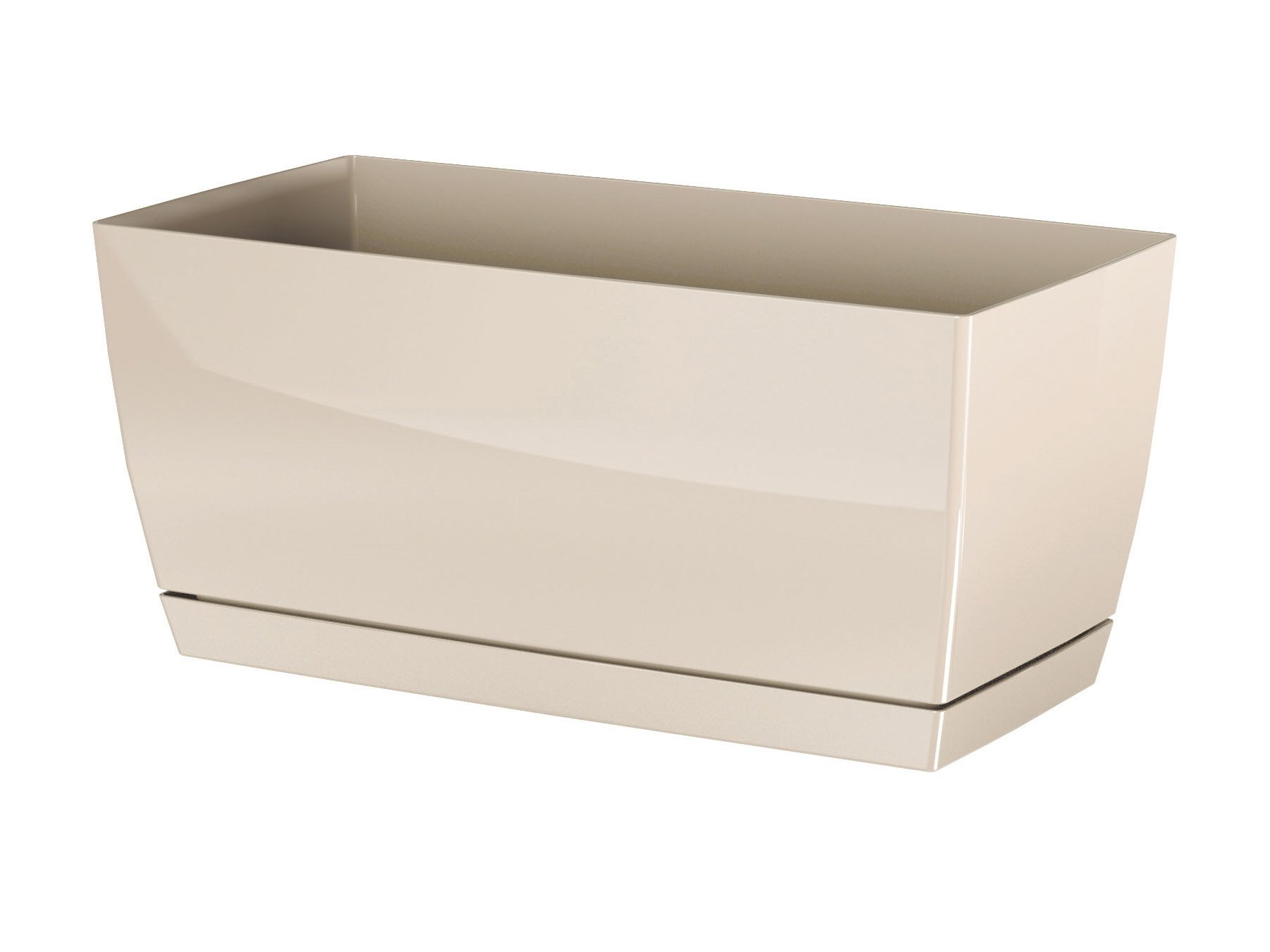 

Doniczka z podstawką 24cmx12cm Kaktusiarka Kremowa