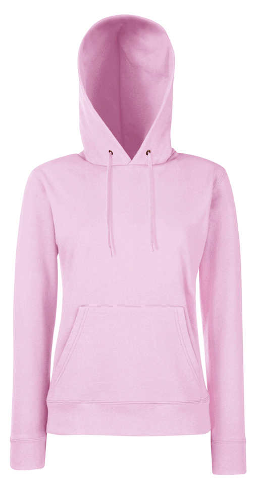 

Fruit Of The Loom Damska Bluza z Kapturem Pink S