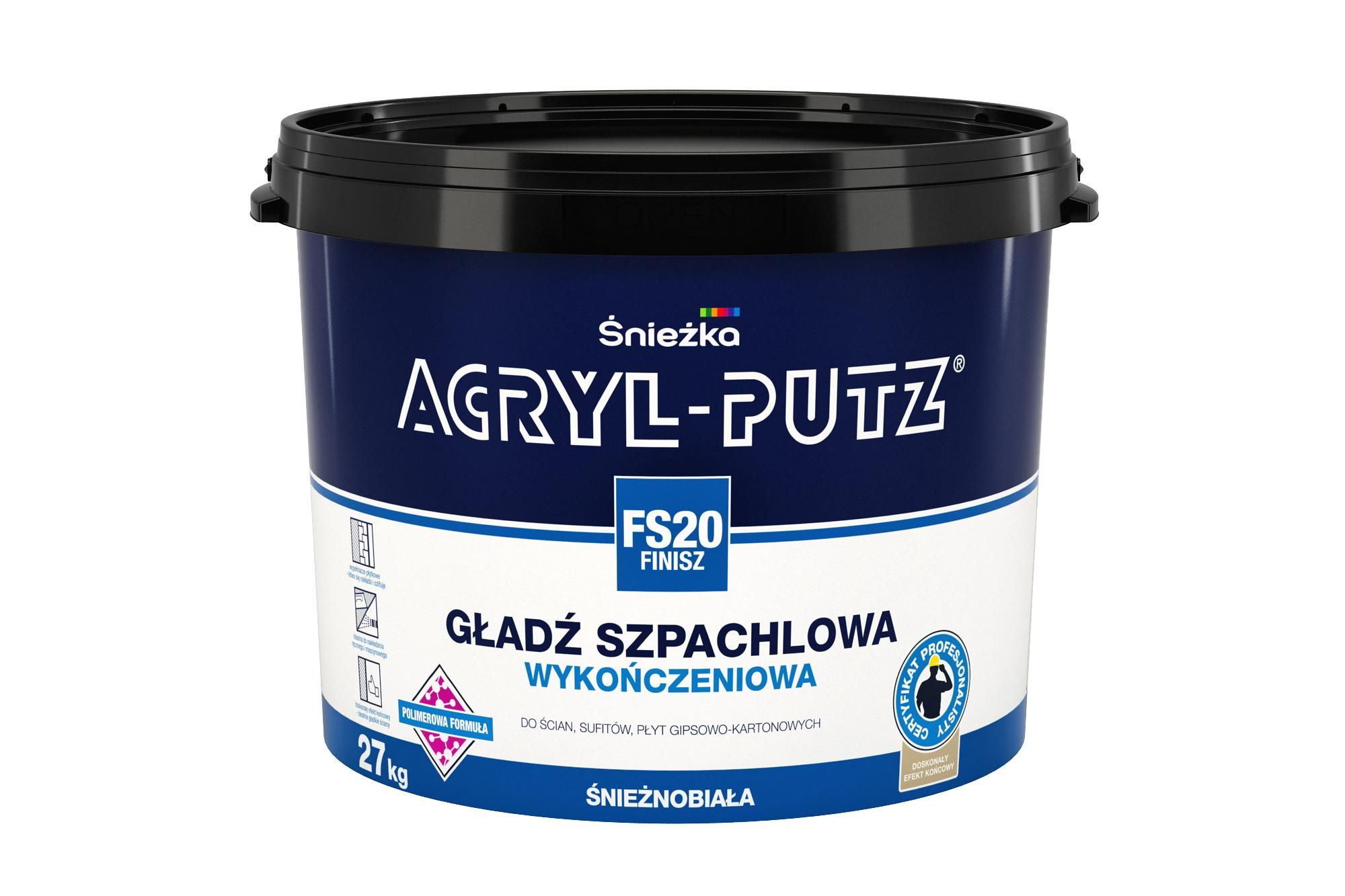 

Gładź Szpachlowa Acryl Putz FS20 1,5KG Śnieżka