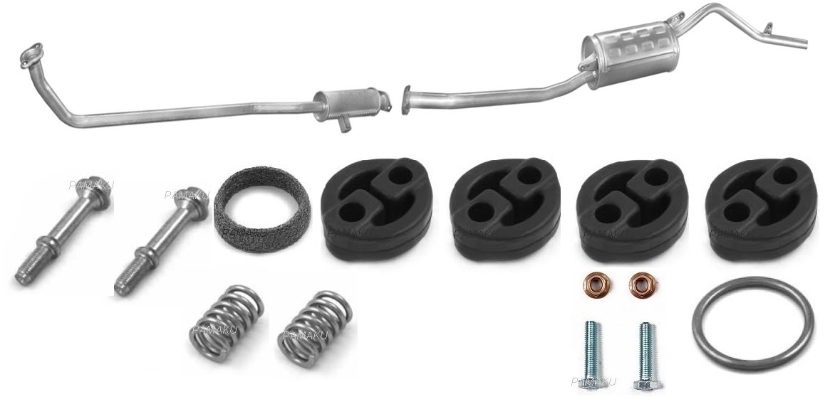 Suzuki Maruti 0.8 29 kW (1986-1994) Tlumič Středový Koncový Výfukový Systém