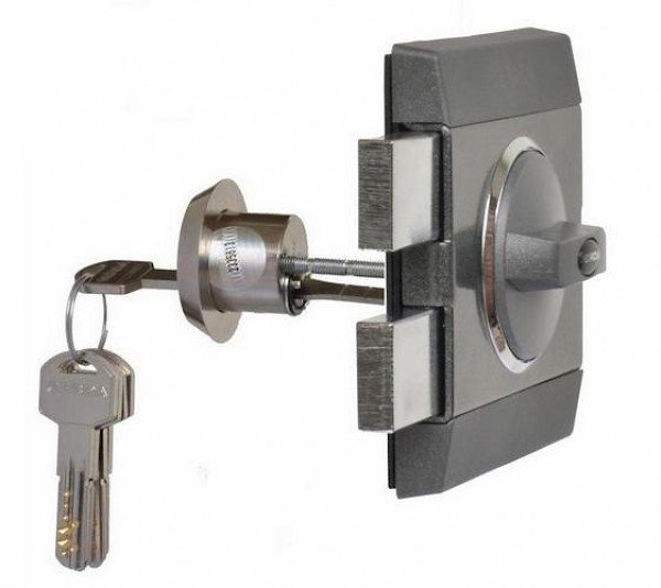 Zamek nawierzchniowy antywłamaniowy Gerda Tytan Zx 1000 grafit atest kl. C