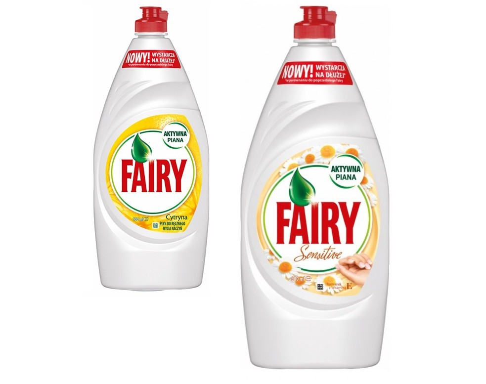 

Płyn do mycia zmywania naczyń Fairy 900ml 1szt