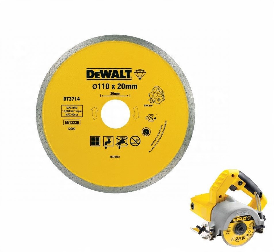 

Dewalt Tarcza Do płytek 110x20mm DT3714 DWC410