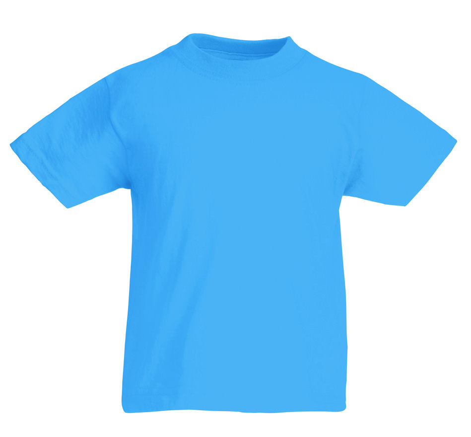 

Fruit of the Loom T-shirt KidOrg Azure Blue 9-11