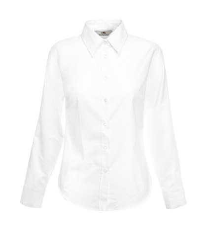 

Ladies Oxford L/s Shirt White Xs