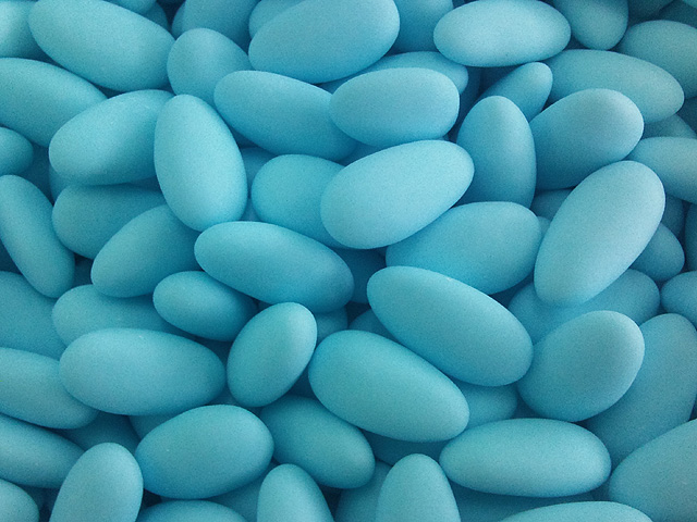 

Włoskie Migdały w lukrze Niebieskie 1kg upominki