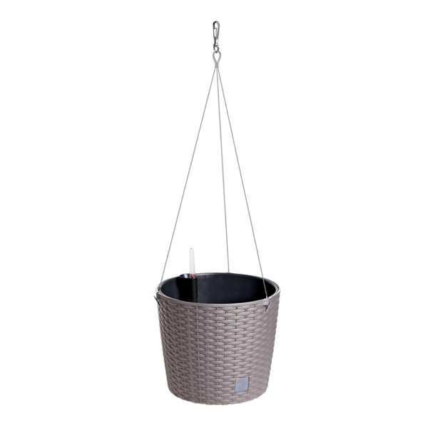 

Doniczka wisząca + Nawadnianie Rattan 25,5xh22cm
