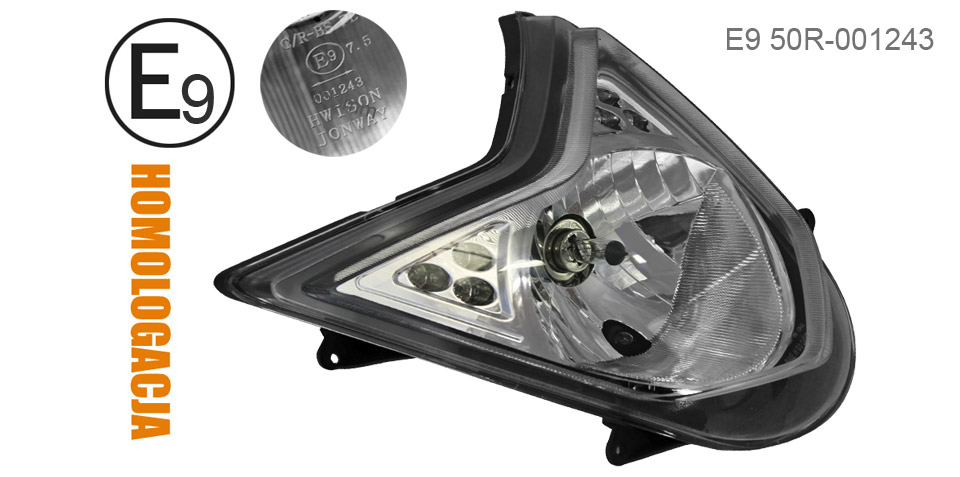 LAMPA PRZÓD CITY LINE OTIS WILGA VENTO COLIBER 727 Producent Zipp