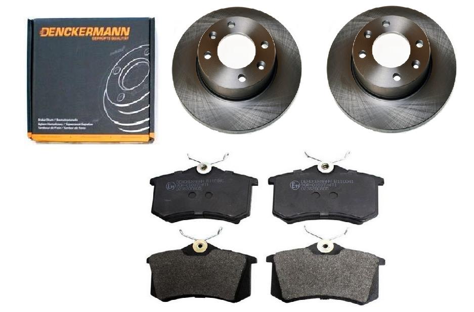 Kotouče Peugeot 307 1007 Xsara Picasso Citroen C2 C3 Zadní 247 mm Sada.