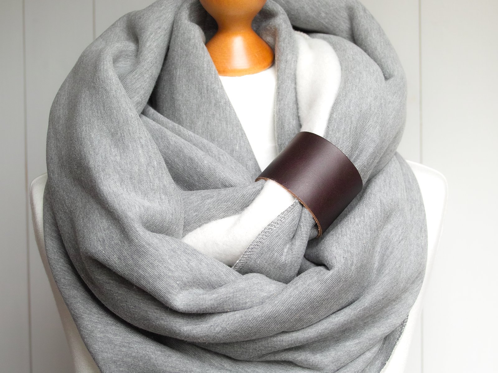 gruby ZIMOWY komin DRESOWY z zapinką - ZOLLA Marka inna