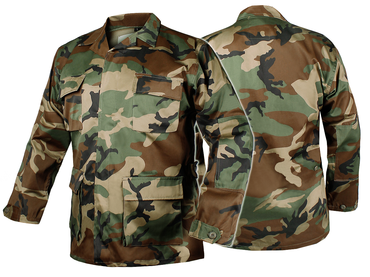 

Bluza Wojskowa Mundur Bdu Kurtka T/c Woodland XXL
