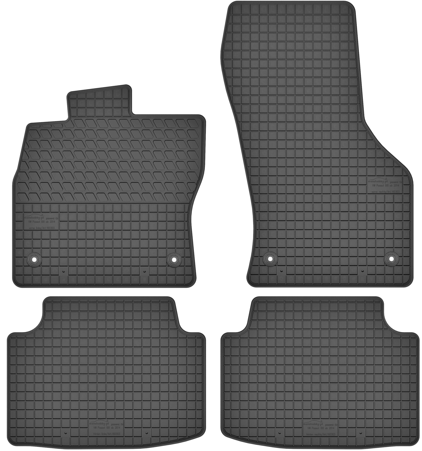 Vw Tiguan II Gumové koberce Na Míru
